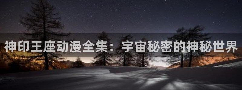 YY漫画目录:神印王座动漫全集:宇宙秘密的神秘世界配图