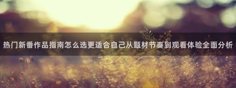 YY漫画电脑在线阅读:热门新番作品指南怎么选更适合自己从题材节奏到观看体验全面分析配图